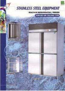 Chiller/freezer 4 door